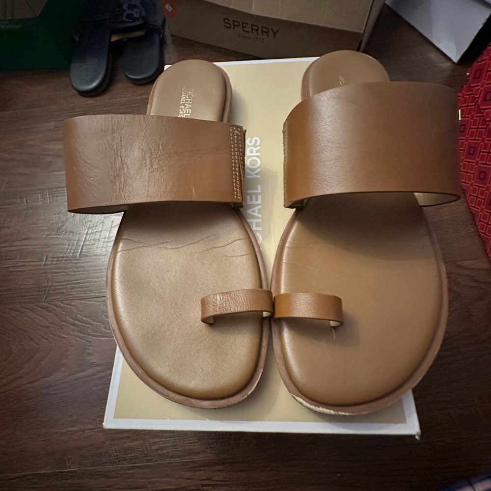 Closet blowout!!! Michael Kors sandals size 10.